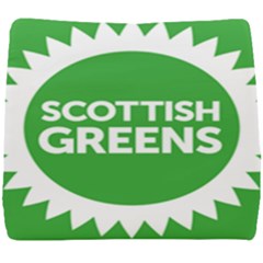 Flag Of Scottish Green Party Seat Cushion by abbeyz71