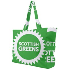 Flag Of Scottish Green Party Simple Shoulder Bag by abbeyz71