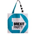Logo of Brexit Party Zipper Grocery Tote Bag View2