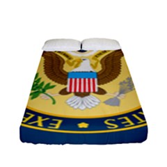 Flag Of The Executive Office Of The President Of The United States Fitted Sheet (full/ Double Size) by abbeyz71