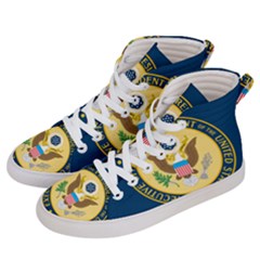Flag Of The Executive Office Of The President Of The United States Women s Hi-top Skate Sneakers by abbeyz71