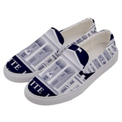 Logo Of The White House  Men s Canvas Slip Ons by abbeyz71