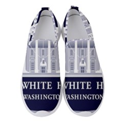 Logo Of The White House  Women s Slip On Sneakers by abbeyz71
