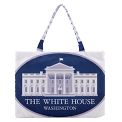 Logo Of The White House  Zipper Medium Tote Bag by abbeyz71