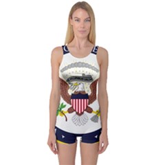 Seal Of Vice President Of The United States One Piece Boyleg Swimsuit by abbeyz71