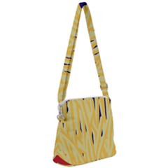 French Fries Potato Snacks Food Zipper Messenger Bag by Simbadda