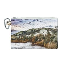 River Hills Evening California Canvas Cosmetic Bag (medium) by Simbadda