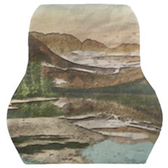 Glacier National Park Scenic View Car Seat Back Cushion  by Simbadda