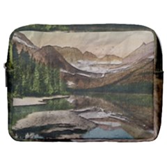 Glacier National Park Scenic View Make Up Pouch (large) by Simbadda