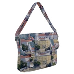 Architecture Old Sky Travel Buckle Messenger Bag by Simbadda