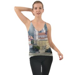 Architecture Old Sky Travel Chiffon Cami by Simbadda