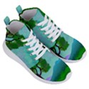 Landscape Illustration Nature Tree Women s Lightweight High Top Sneakers View3