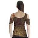 Vault Mosaic Gold Ornament Golden Butterfly Sleeve Cutout Tee  View2