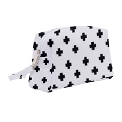 Swiss Cross Pattern Wristlet Pouch Bag (medium) by Valentinaart