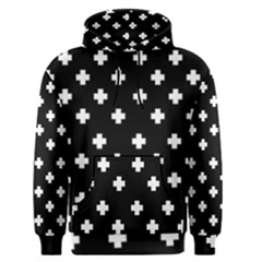 Swiss Cross Pattern Men s Pullover Hoodie by Valentinaart