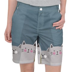 Cute Cats Pocket Shorts by Valentinaart