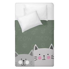 Cute Cats Duvet Cover Double Side (single Size) by Valentinaart