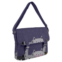 Cute Cats Buckle Messenger Bag by Valentinaart