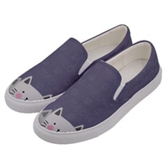 Cute Cats Men s Canvas Slip Ons by Valentinaart