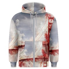 Golden Gate bridge Men s Zipper Hoodie