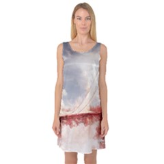 Golden Gate bridge Sleeveless Satin Nightdress