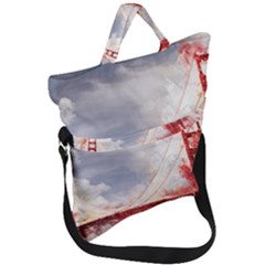 Golden Gate bridge Fold Over Handle Tote Bag