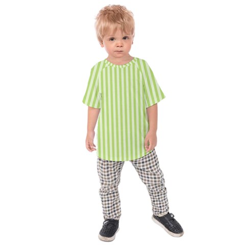 Lime Stripes Kids  Raglan Tee by retrotoomoderndesigns