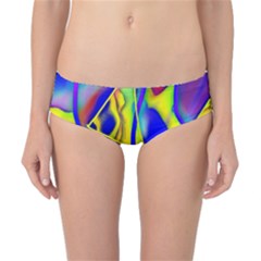 Yellow Triangles Abstract Classic Bikini Bottoms by bloomingvinedesign