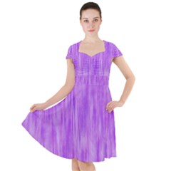 Purple Lavender Splash Cap Sleeve Midi Dress by retrotoomoderndesigns