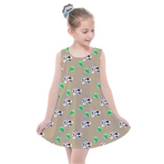 Bunnies Pattern Kids  Summer Dress by bloomingvinedesign