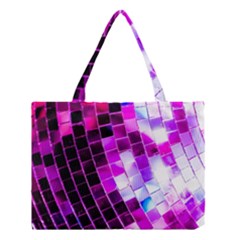 Purple Disco Ball Medium Tote Bag