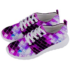 Purple Disco Ball Men s Lightweight Sports Shoes by essentialimage