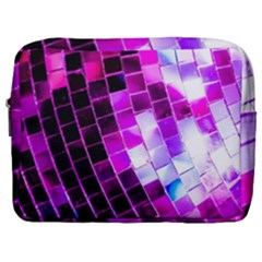 Purple Disco Ball Make Up Pouch (large) by essentialimage