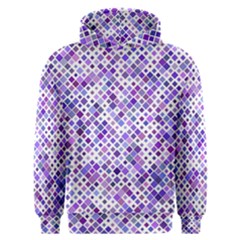 Purple Squared Men s Overhead Hoodie by retrotoomoderndesigns