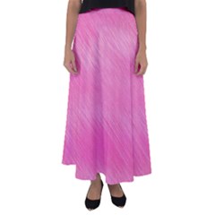 Hot Pink Breeze Flared Maxi Skirt by retrotoomoderndesigns