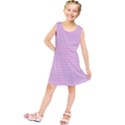 Pink Stripes Horizontal Kids  Tunic Dress View1