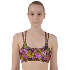 Coleus & Petunia Line Them Up Sports Bra by Riverwoman