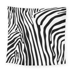 Vector Zebra Stripes Seamless Pattern Square Tapestry (large) by Vaneshart