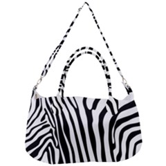 Vector Zebra Stripes Seamless Pattern Removal Strap Handbag by Vaneshart
