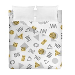 Memphis Seamless Patterns Duvet Cover Double Side (Full/ Double Size)