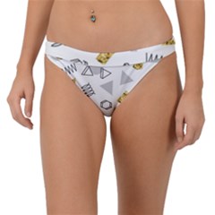 Memphis Seamless Patterns Band Bikini Bottom