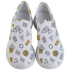 Memphis Seamless Patterns Women s Lightweight Slip Ons