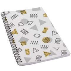 Memphis Seamless Patterns 5.5  x 8.5  Notebook