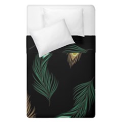 Seamless Pattern With Peacock Feather Duvet Cover Double Side (single Size) by Vaneshart