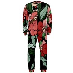 Beautiful Floral Vector Seamless Pattern Onepiece Jumpsuit (men)  by Vaneshart