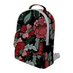 Beautiful Floral Vector Seamless Pattern Flap Pocket Backpack (large) by Vaneshart