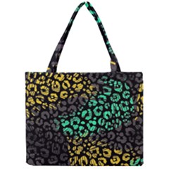 Abstract Geometric Seamless Pattern With Animal Print Mini Tote Bag