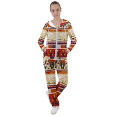 Seamless Ethnic Pattern Women s Tracksuit