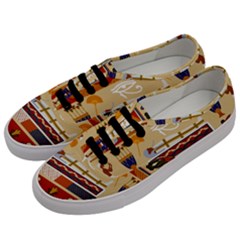 Seamless Ethnic Pattern Men s Classic Low Top Sneakers by Vaneshart
