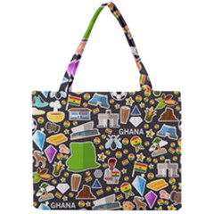 Vector Flat Seamless Texture Pattern Ghana Mini Tote Bag